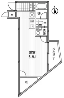 東京都港区芝公園1【マンション】の間取り