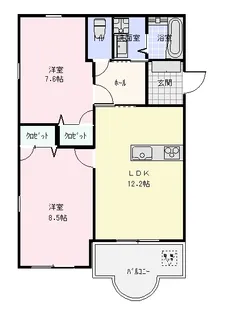 Villa.ssk【2階】の間取り