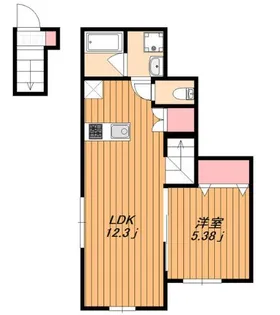 BHテラス中野【2階】の間取り