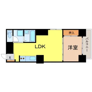 愛知県名古屋市千種区今池南【マンション】の間取り