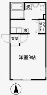 MODULOR吾妻橋【2階】の間取り
