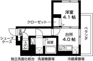 GRAMM東小野堀町A棟【1階】の間取り