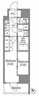 ACPレジデンス西巣鴨【2階】の間取り