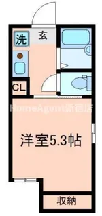 東京都世田谷区大原2【アパート】の間取り