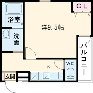 大阪府堺市北区南長尾町1【アパート】の間取り