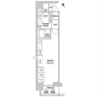 コンフォリア北参道【10階】の間取り