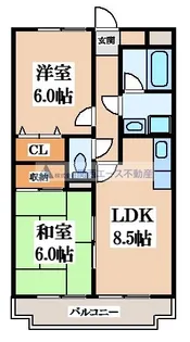 パルティグ【2階】の間取り