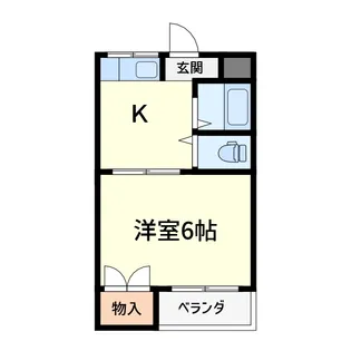 フレンズ高槻【4階】の間取り