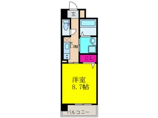 ルミナス上新庄【7階】の間取り