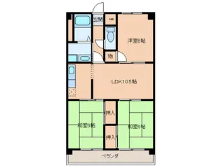 グレ-スホリベ2【2階】の間取り