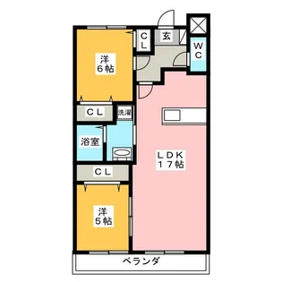 Casa nuova 南平【3階】の間取り
