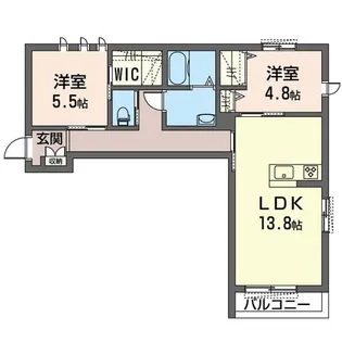 グラン・ルガール【2階】の間取り