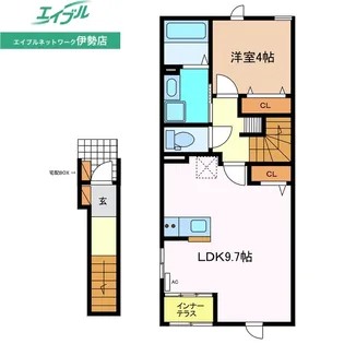 グリーンハイム小俣【2階】の間取り