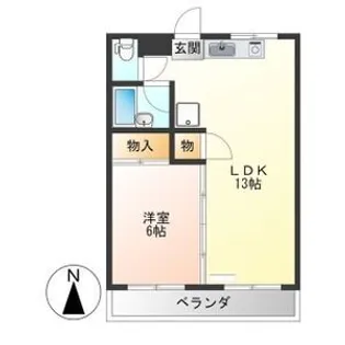 宇都宮アパートメント【2階】の間取り