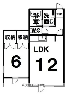 サンハイム春日II【1階】の間取り