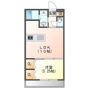 ベルカルムSII【2階】の間取り