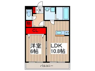 MQuarto Hinata【3階】の間取り