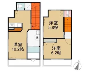 アルマコート志木【3階】の間取り