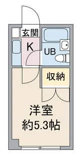 ユニーブル板橋【1階】の間取り