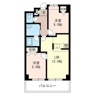 NATURA REGALO【5階】の間取り