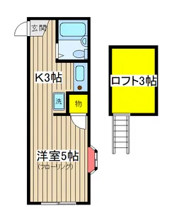 パレス杉田VI【2階】の間取り