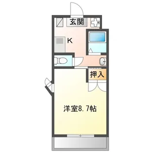 grand poche(グラン ポッシュ)【1階】の間取り