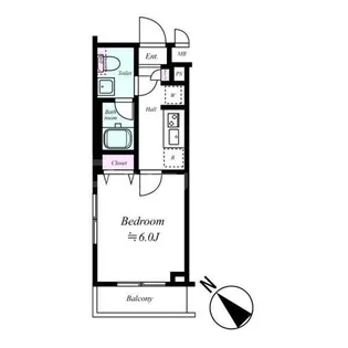 プレール・ドゥーク上池袋【2階】の間取り