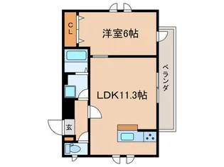 アメニティ金山【2階】の間取り