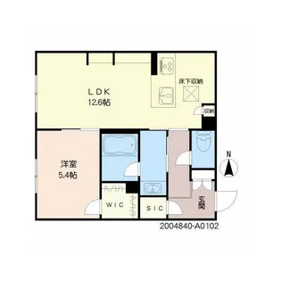 シャーメゾン Bloom Stage【1階】の間取り