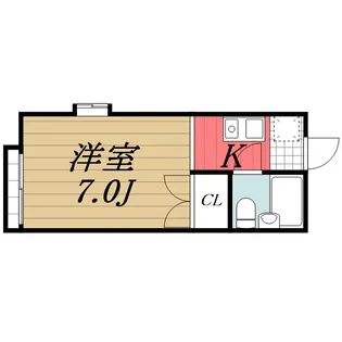 ヴィラフィオーレ【2階】の間取り