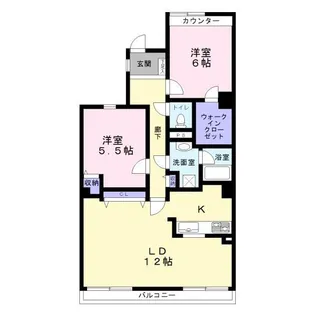 セレーノ大宮 E棟【4階】の間取り