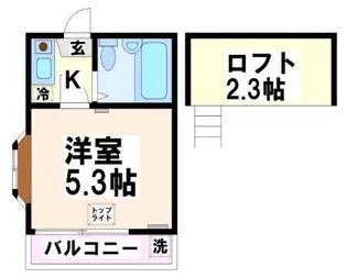 グリーンパレスつつじヶ丘【2階】の間取り