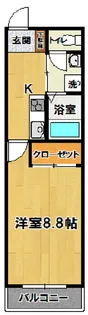 マンションTAIRA2【2階】の間取り