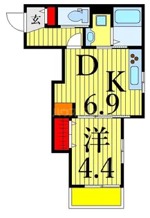 アトリエ更勝【2階】の間取り