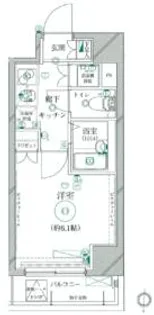 リクレイシア菊川【5階】の間取り