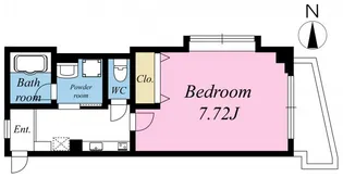 サウスクレスト・ヨシエイ【6階】の間取り
