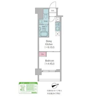 ドゥーエ西馬込II【2階】の間取り