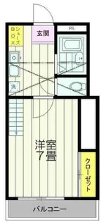 サンハイツ【1階】の間取り
