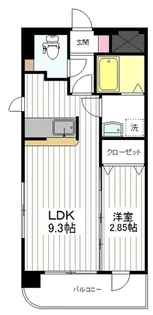 アルファプライム小松島【3階】の間取り