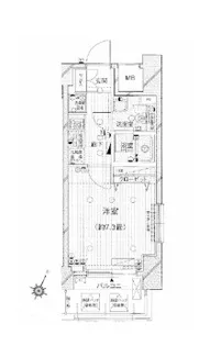 プレール・ドゥーク西横浜【10階】の間取り