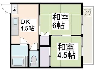 コ-ポ・ゆたか【2階】の間取り