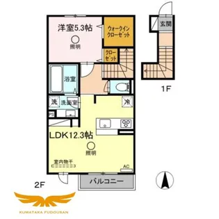 御幸ガーデン【2階】の間取り