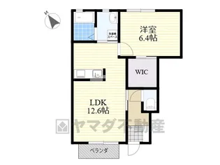 パルティールA【1階】の間取り