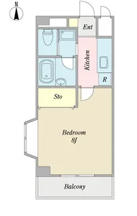 ラフィネ柴崎【5階】の間取り