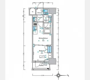 ルフォンプログレ浅草入谷【12階】の間取り