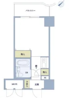 ライオンズマンション横浜大通り公園第3【4階】の間取り