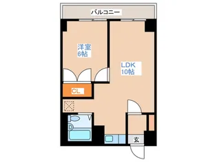 ノースポール北大前【4階】の間取り