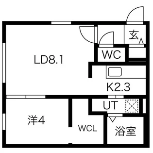 emma(エマ)【4階】の間取り