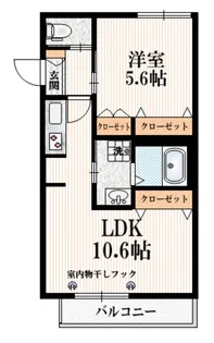 L’oasis(ロアジス)【2階】の間取り