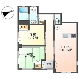 HANA二子玉川【1階】の間取り